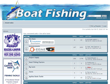 Tablet Screenshot of boatfishing.co.za