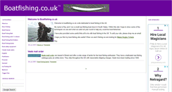 Desktop Screenshot of boatfishing.co.uk